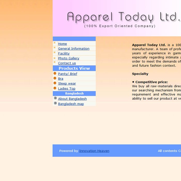 Apparel Today Ltd